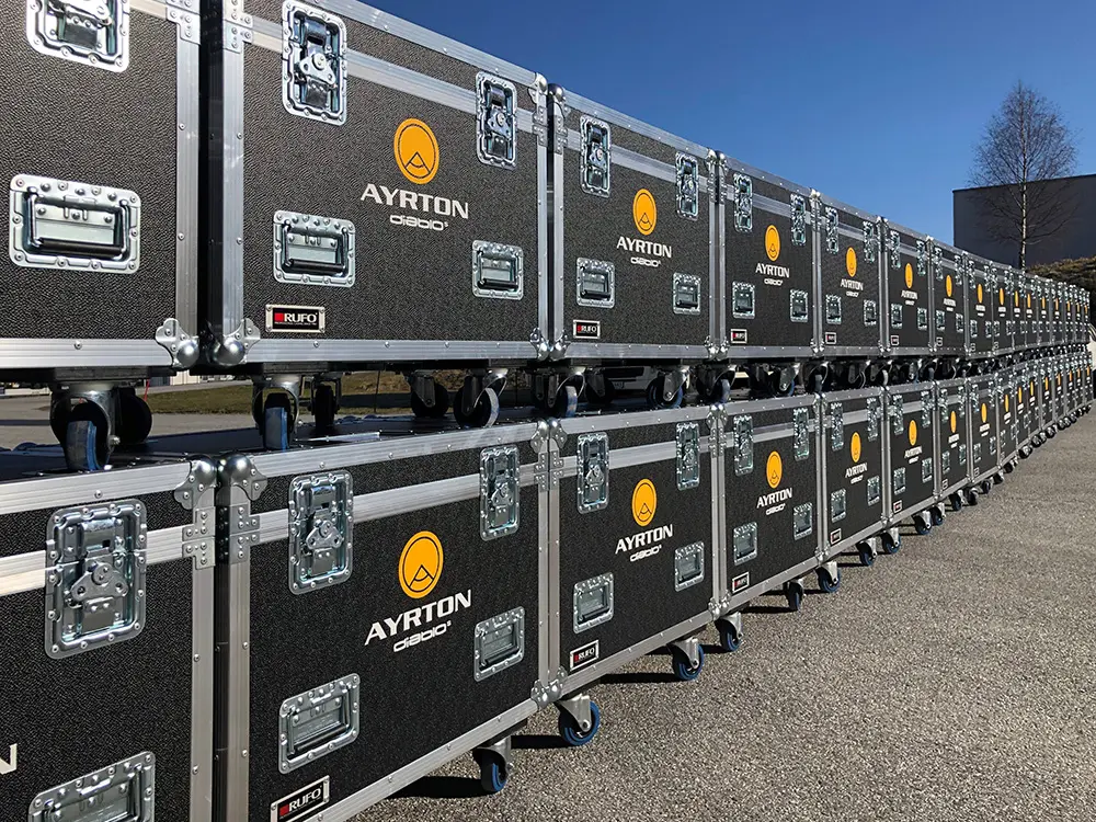 Profilert flightcase for Ayrton