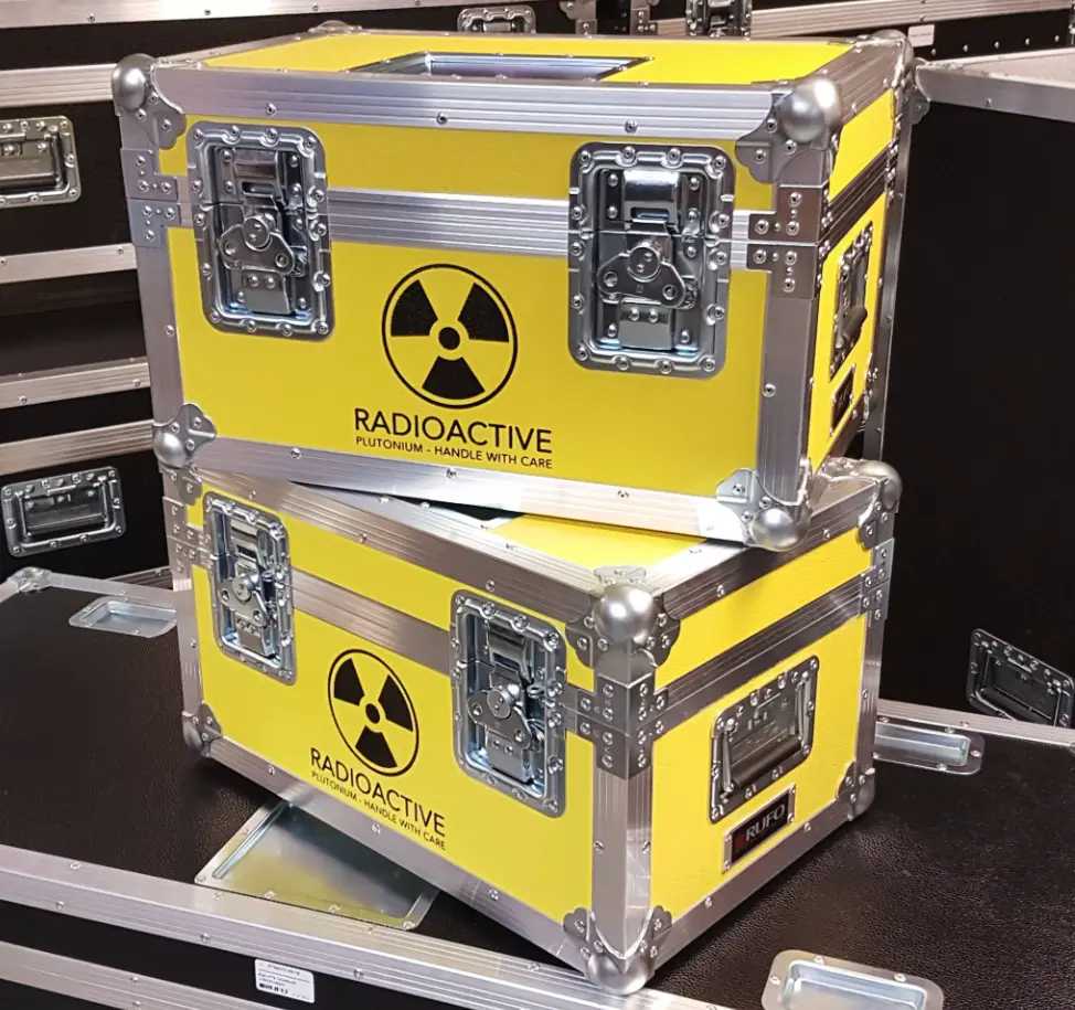 Radioactive profilert flightcase