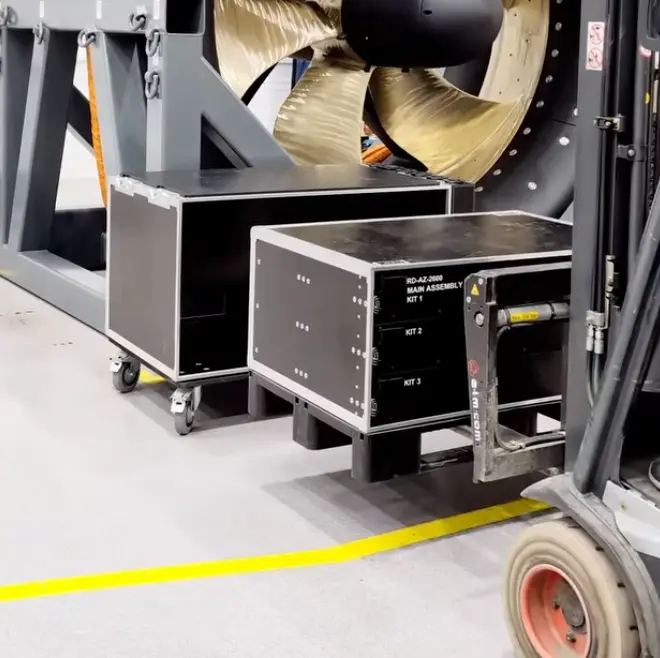 Skuffeskap og mobile skap i flightcase